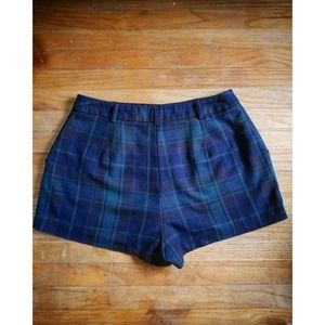 Forever 21 Shorts - High Waisted Plaid Shorts Forever 21 Shorts - High Waisted Plaid Shorts